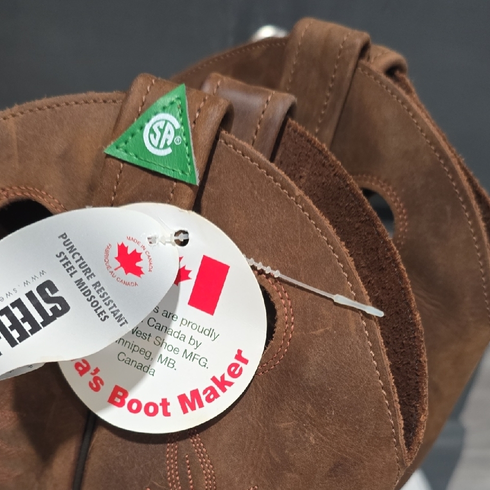 TC Dark Brown Western Boots - Picture 4 of 9